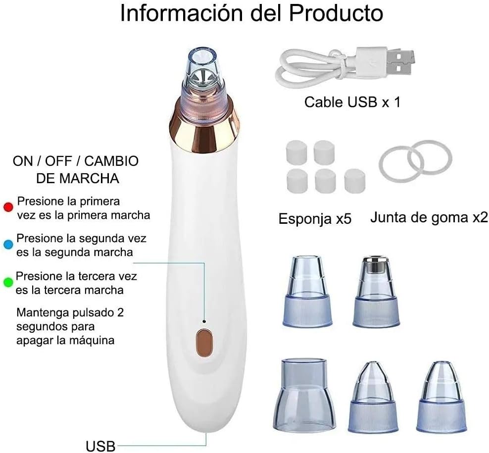 VivaSkin – Extractor de Impurezas Facial Profesional